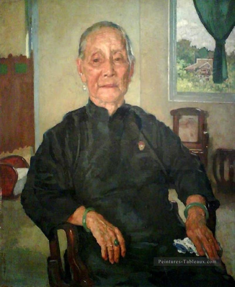 un portrait de Madame Cheng 1941 XU Beihong dans l’huile Peintures à l'huile